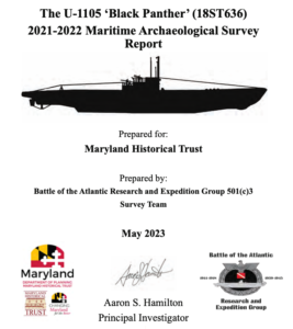 The U-1105 ‘Black Panther’ (18ST636) 2021-2022 Maritime Archaeological Survey Report