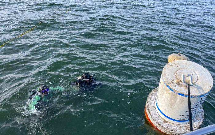 Bareg U-1105 Buoy Ops 2024 Brian and Jay