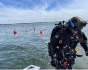 Kevin M. returns after locating the U-boat via shot line. Photo: Brett S.