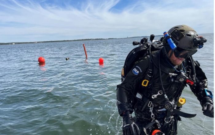 Kevin M. returns after locating the U-boat via shot line. Photo: Brett S.